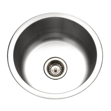 Houzer CF-1830 Club Series Undermount Round Bar/Prep Sink Bar Sink - Undermount Houzer